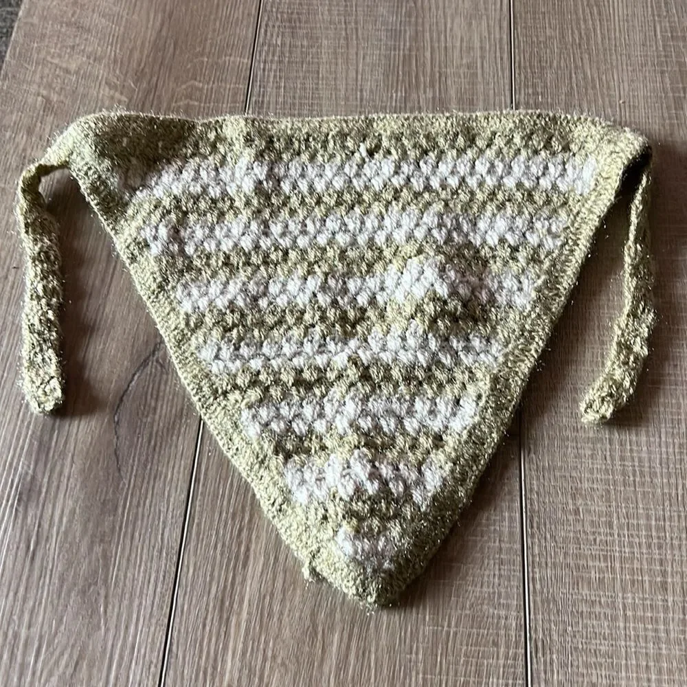 Free People Star Of The Show Crochet Hair Scarf